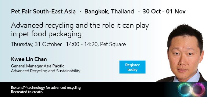 Kwee Lin Chan - Presenting at Pet Fair 2024 Thailand Advance Recycling