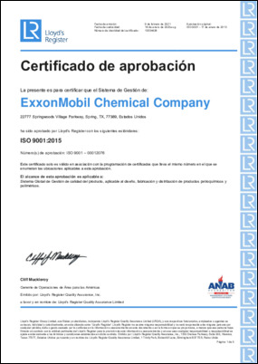 Reconocemos la importancia de ISO al establecer estándares globales y la necesidad de obtener la certificación. Es por eso que nos aseguramos de que nuestro Sistema de Manejo Global de la Calidad del Producto (GPQMS) esté certificado por Lloyd's Register Quality Assurance (LRQA). La auditoría LRQA ISO evalúa la integridad y robustez de nuestro GPQMS para mantener la conformidad con el estándar ISO 9001 en toda nuestra organización.