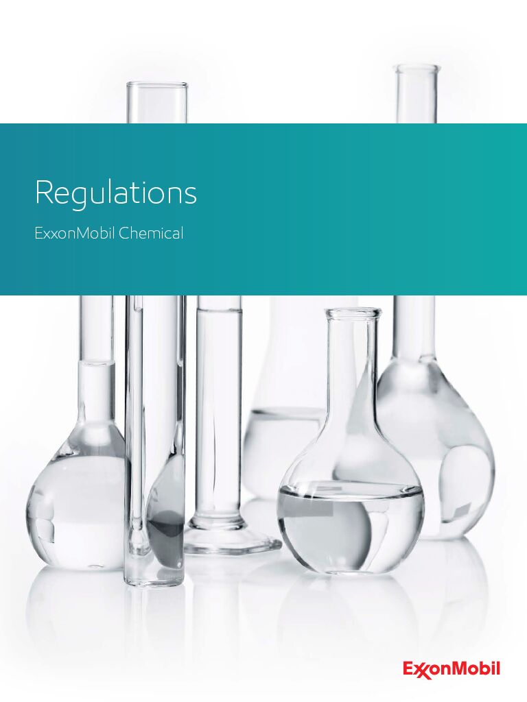 There are many, increasingly complex regulations to control the use of chemicals. View the brochure to learn the main regulations that are relevant to our Intermediates products.
