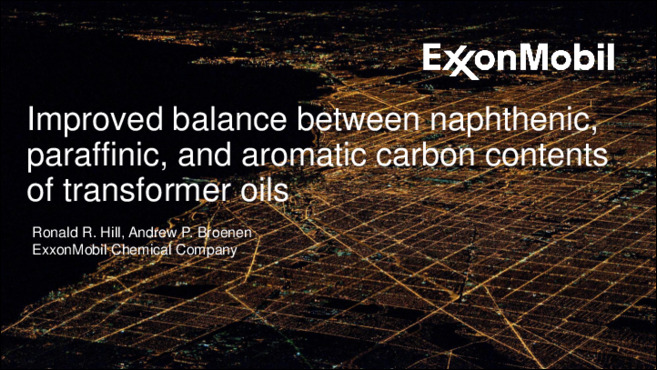 Presentation by Ronald R. Hill and Andrew P. Broenen, ExxonMobil Chemical Company