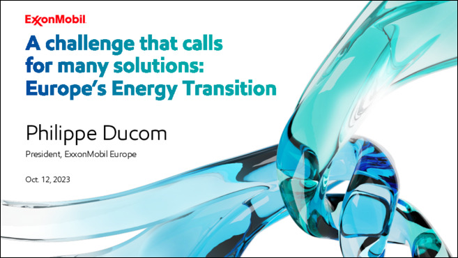 Jayflex™ Day - A challenge that calls for many solutions: Europe's Energy Transition - Philippe Ducom