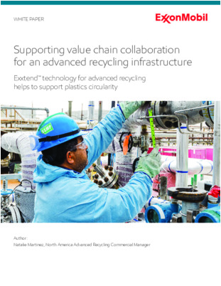 Exxtend™ technology for advanced recycling helps to support plastics circularity