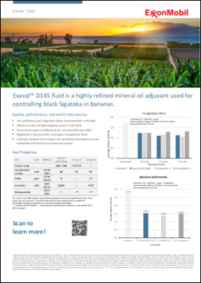 Looking for adjuvant to control black sigatoka in bananas?